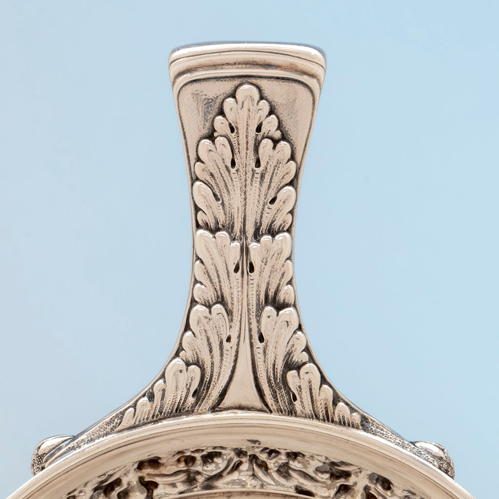 Handle to Tiffany &amp; Co Antique Sterling Silver Porringer, New York City, 1888
