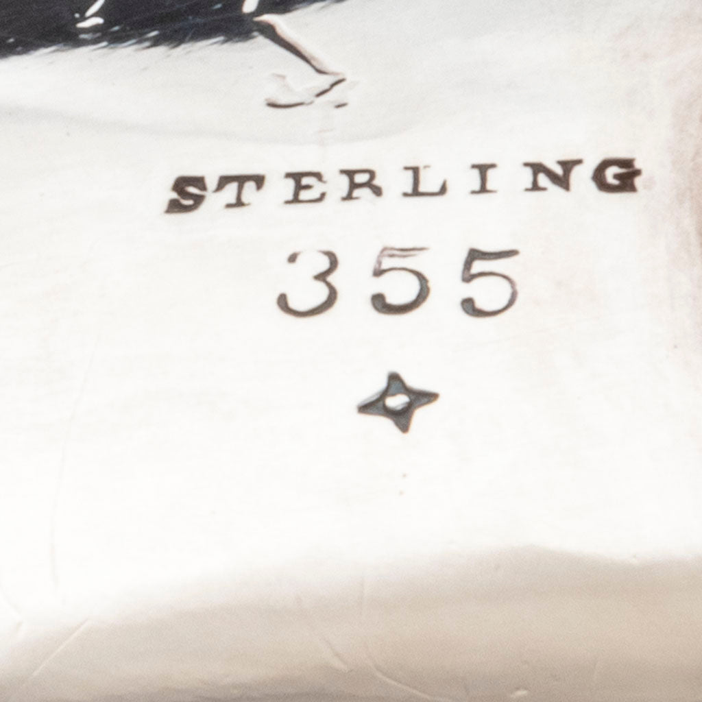 Mark a of Gorham Pair of Sterling Silver Figural Medallion Berry bowls, Providence, RI, 1869