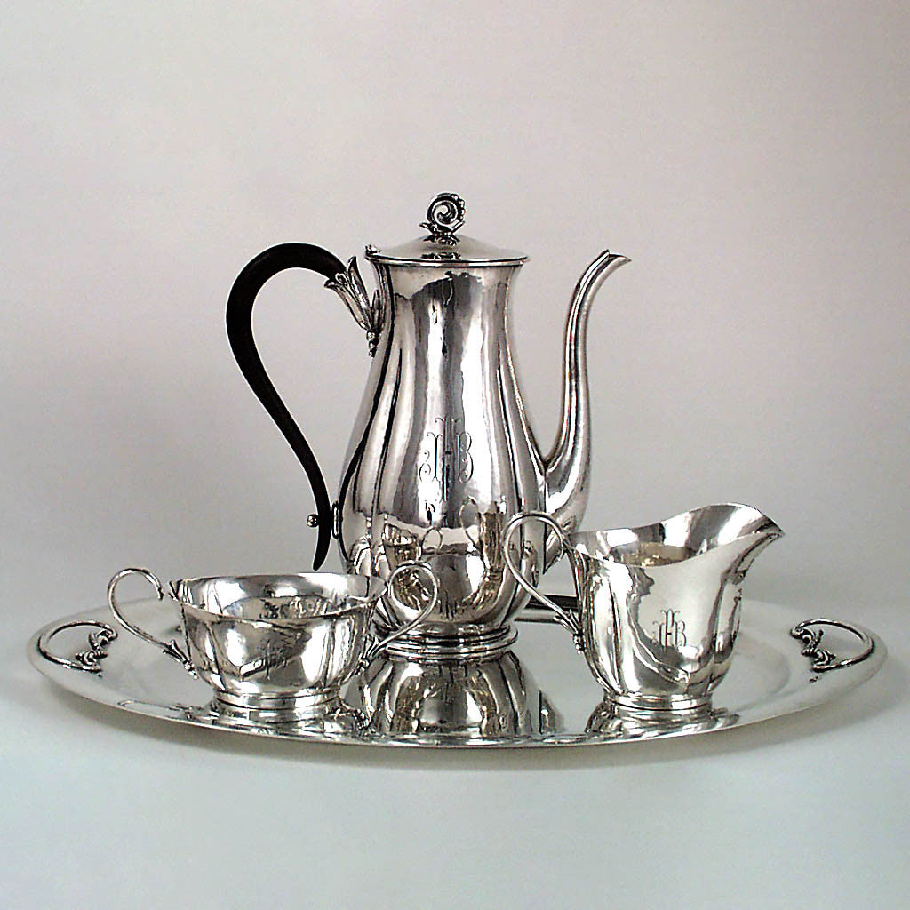 Cellini Craft Sterling After Dinner Coffee Service c. 1940