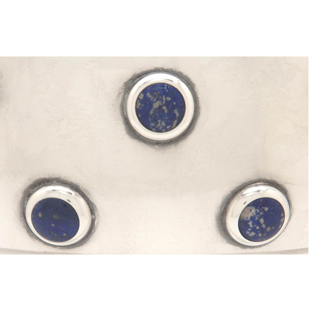 Detail of Puiforcat French First Standard (.950) Silver Bonbonnière, Paris, c. 1923, Retailed by Grogan Company, Pittsburgh, PA