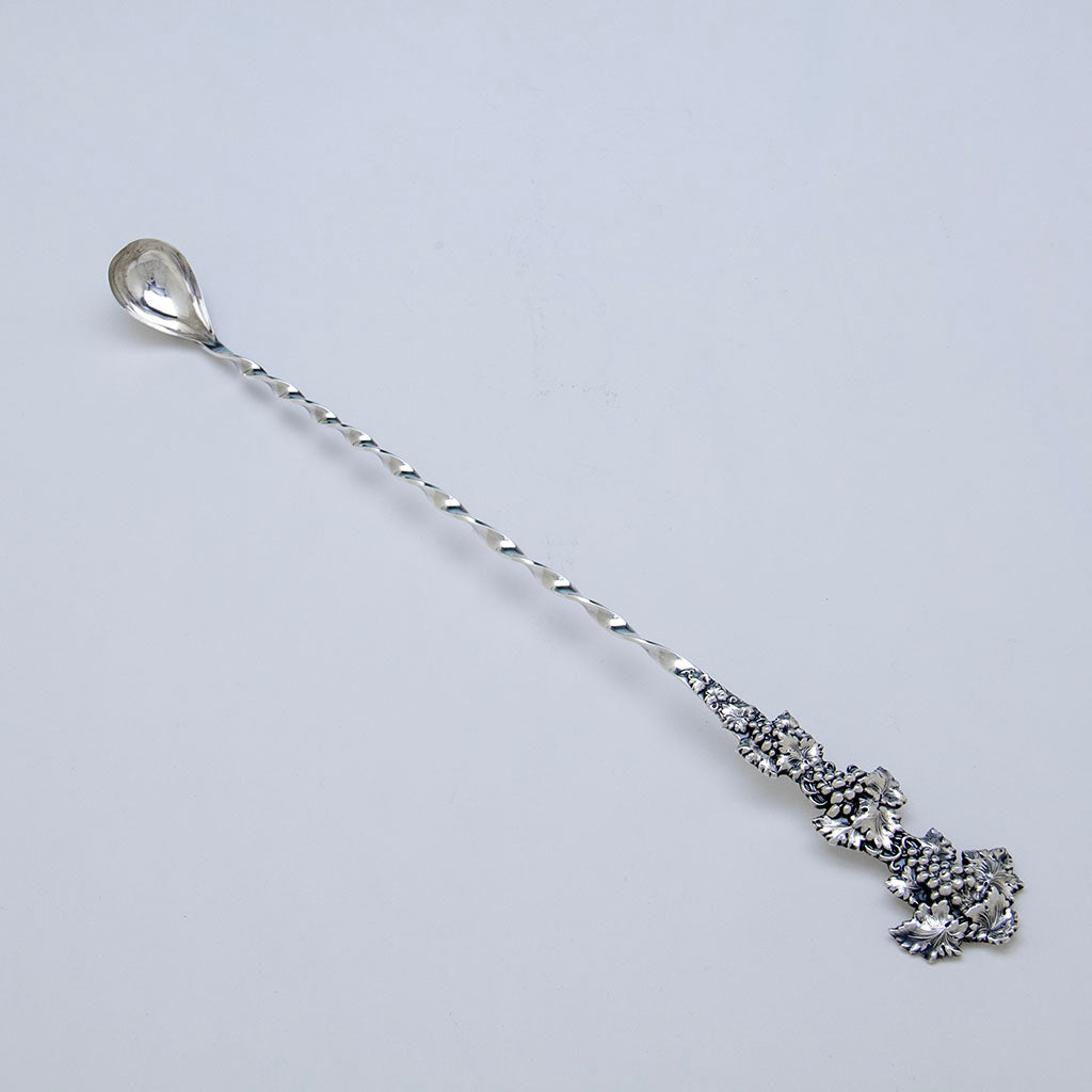 J.F. Fradley & Co Antique Sterling Silver Claret Spoon, NYC, NY, c. 1890s