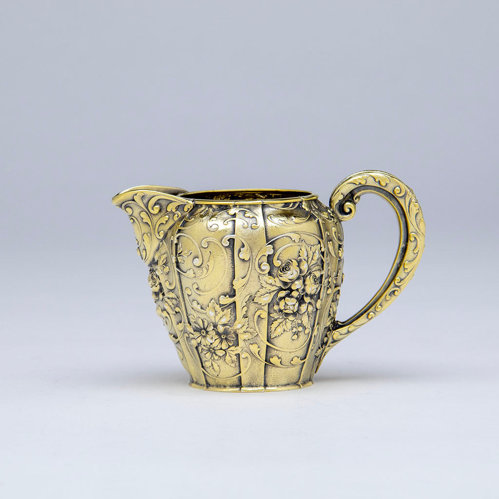 Gorham Rare Sample Electroform Silver Gilt Creamer, Providence, RI, 1888