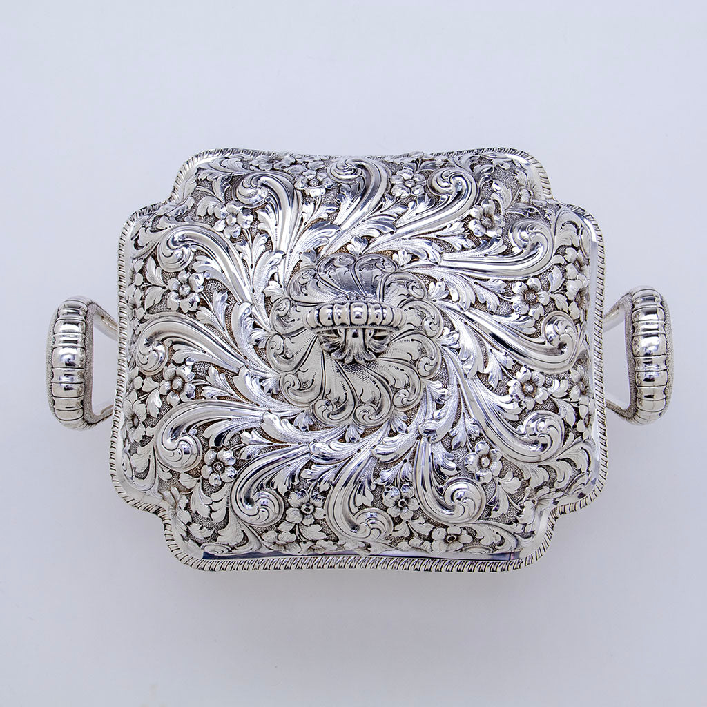Dominick & Haff (attr) Antique Sterling Silver Repousse