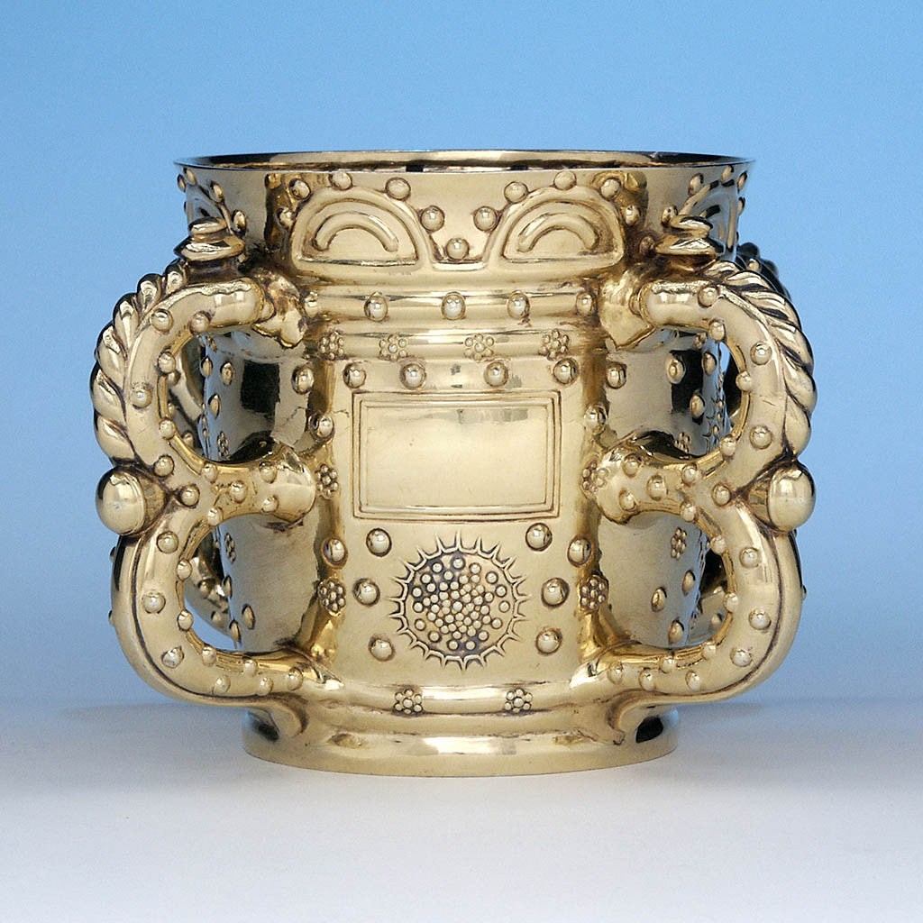 Robert Garrard II English Sterling Four-handled Cup, London, c. 1874/75