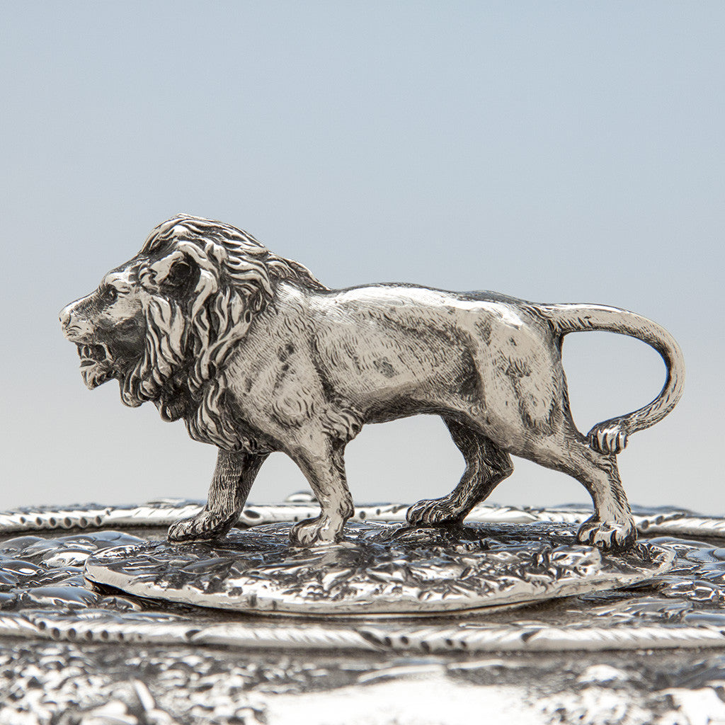 Hamdle to S. Kirk &amp; Sons Rare Pair of 11oz Silver Covered &#39;Double-dish&#39; Entrée Servers, Baltimore, MD, 1861-68