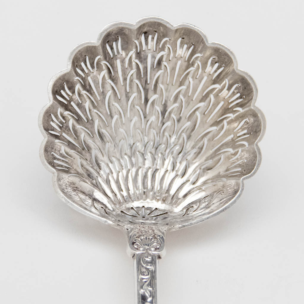 Bowl to French Antique Silver 1st Standard (.950) Sugar Sifter, Paris, 1819-38