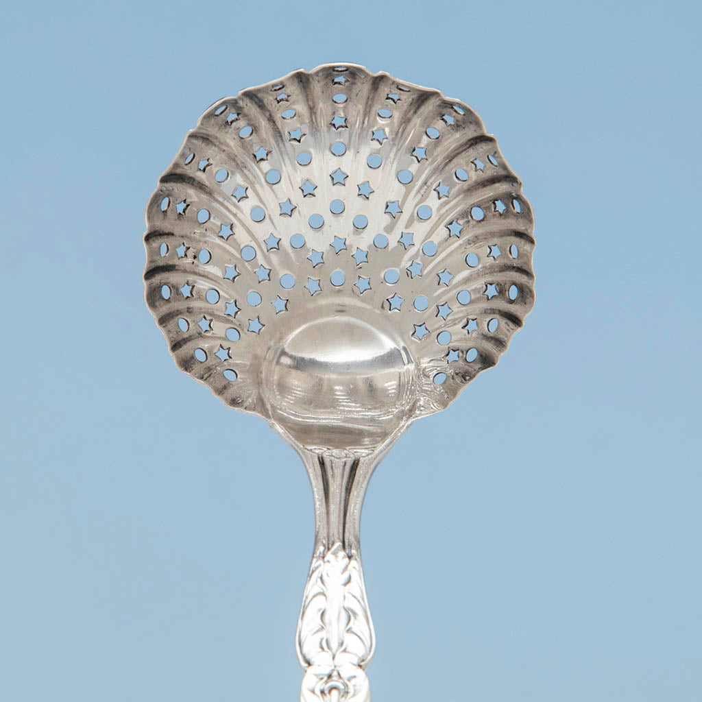 Bowl to William Gale &amp; Son Antique Coin Silver Sugar Sifter, NYC, 1886