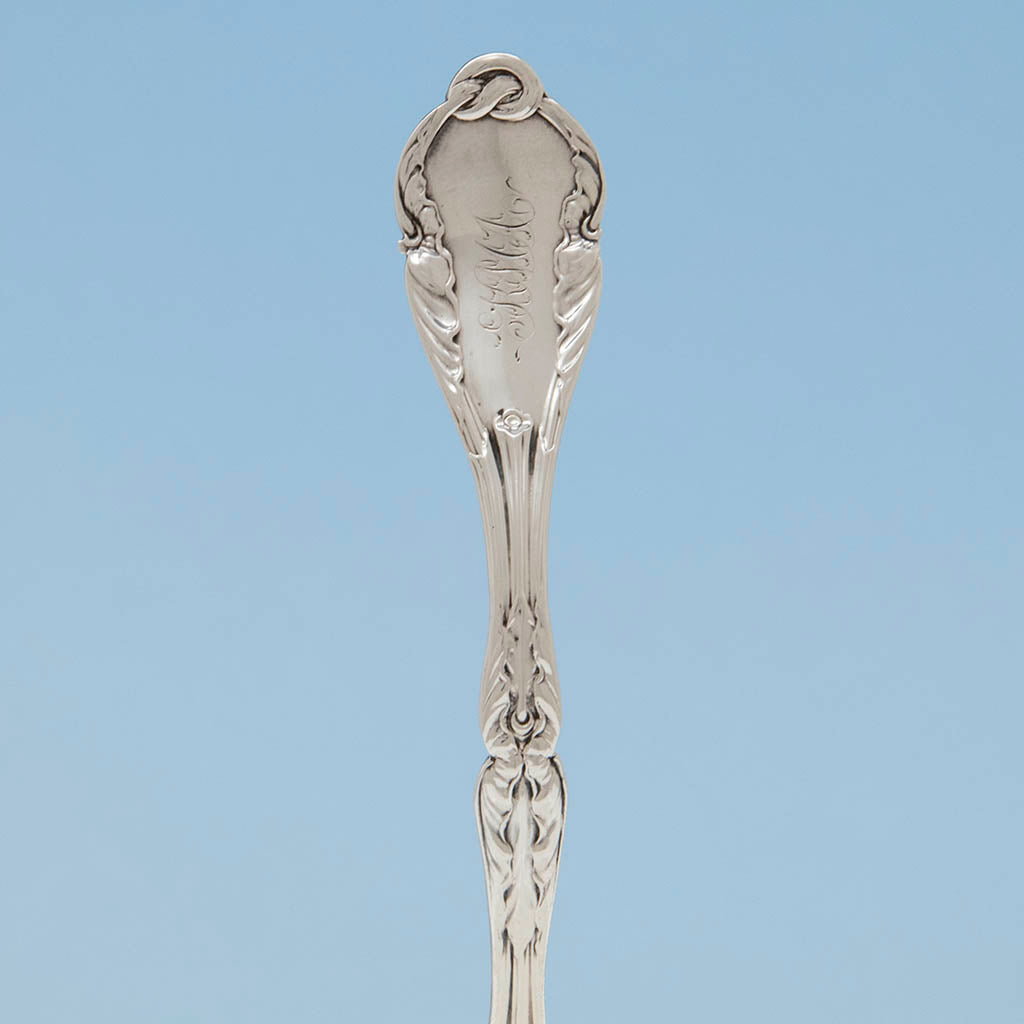 Handle to William Gale &amp; Son Antique Coin Silver Sugar Sifter, NYC, 1886