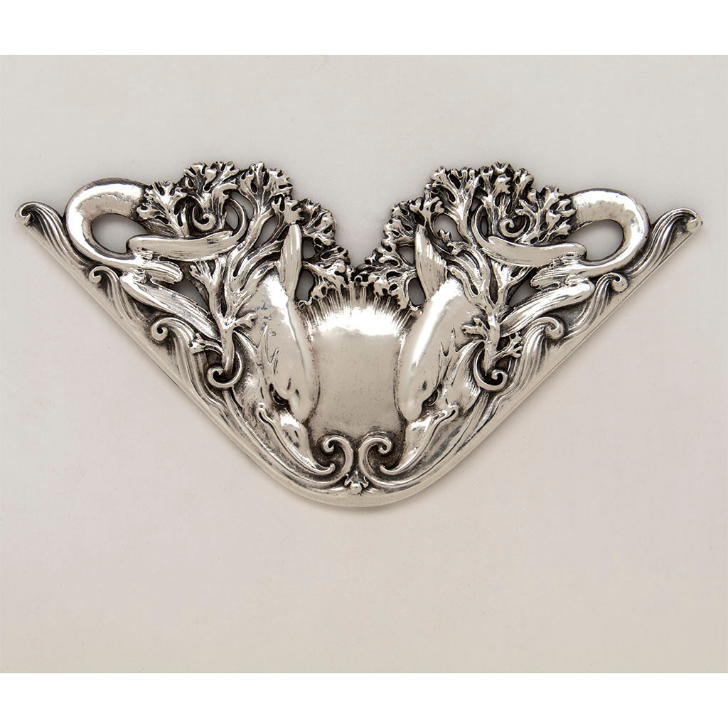 Whiting &#39;Diamond Jim Brady&#39; Sterling Art Nouveau Desk Set, NYC, c. 1900