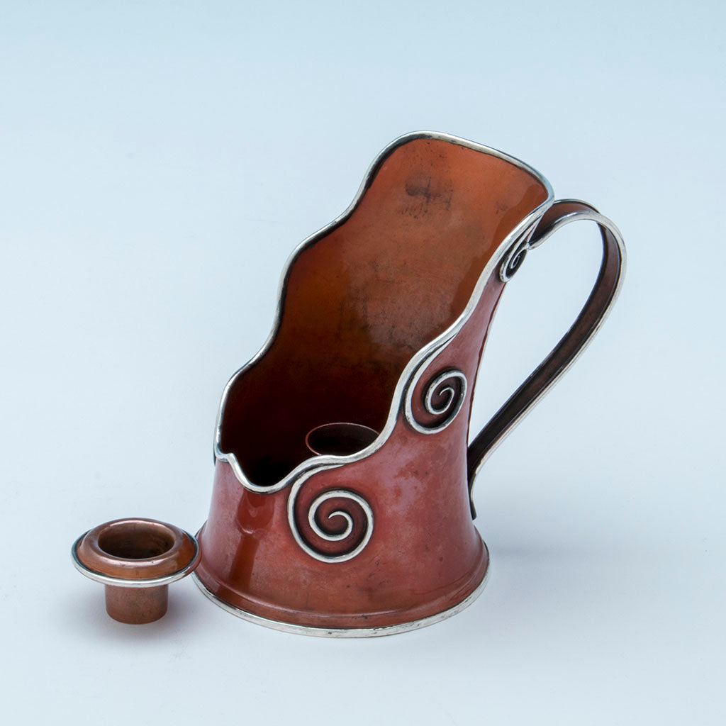 Parts to Gorham Antique Sterling and Other Metals Chamberstick, Providence, RI, c. 1880&#39;s