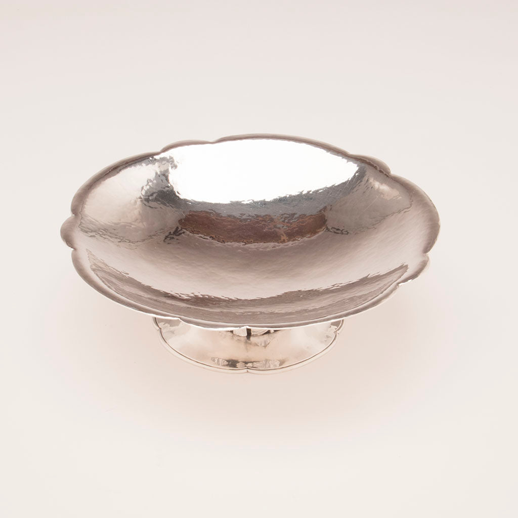 Top of Schaeffer, Lona P. Arts and Crafts Sterling Silver Centerpiece, NYC, c. 1930&#39;s
