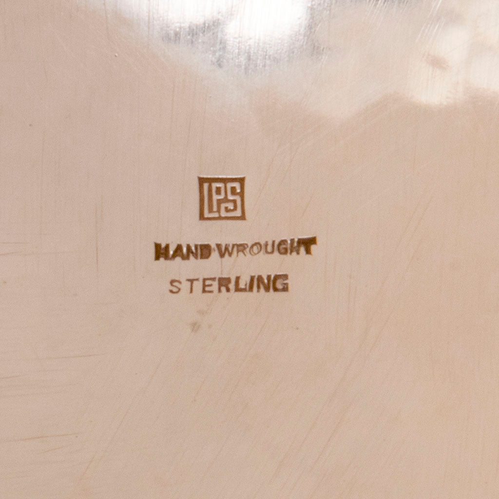 Marks on Schaeffer, Lona P. Arts and Crafts Sterling Silver Centerpiece, NYC, c. 1930&#39;s