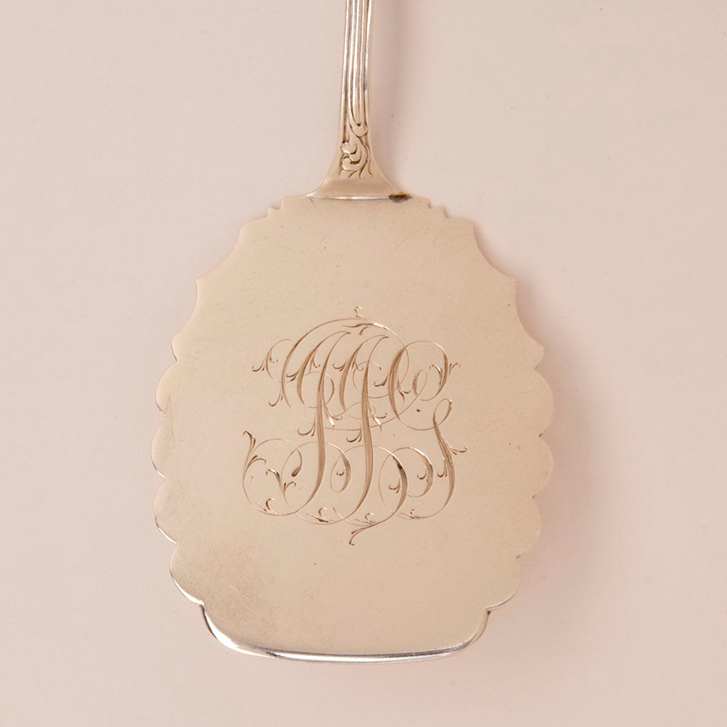 Hamilton &amp; Diesinger Antique Sterling Flat Server, Philadelphia, PA, c. 1890