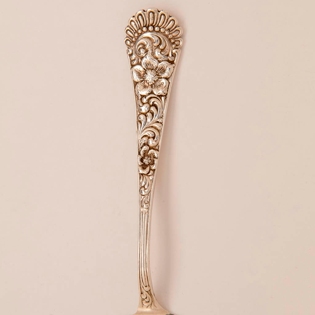 Handle to Hamilton &amp; Diesinger Antique Sterling Flat Server, Philadelphia, PA, c. 1890