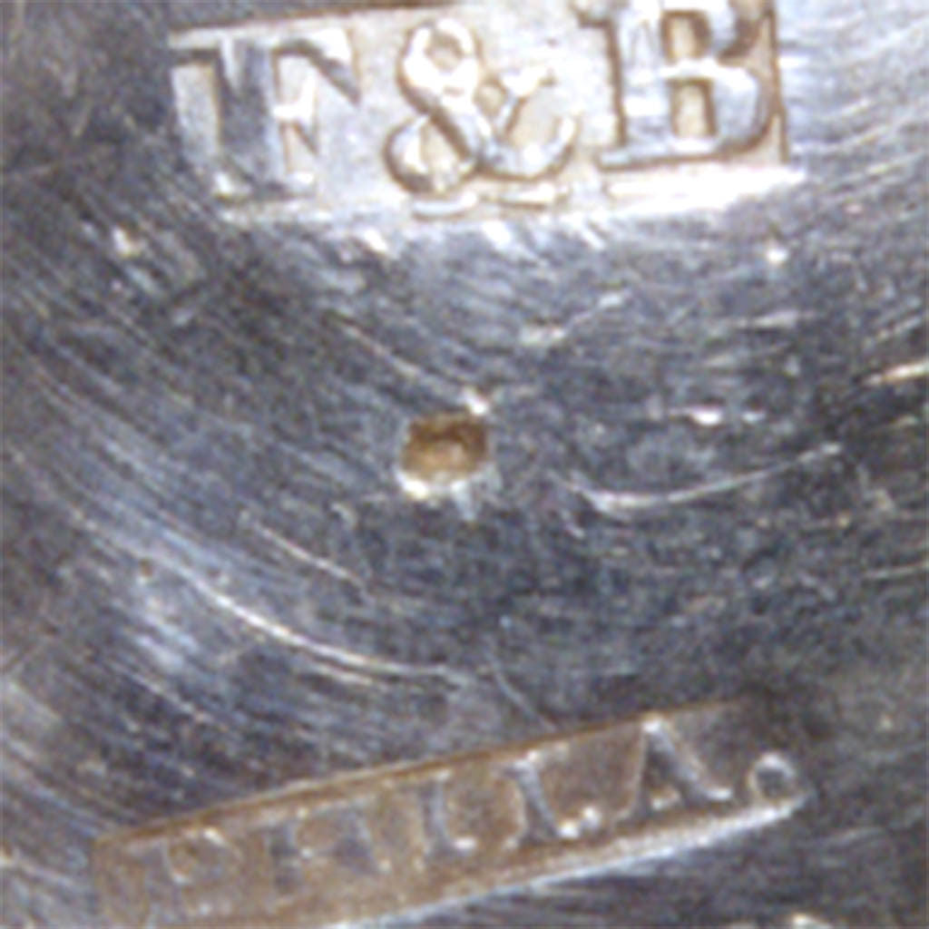 Marks on Fletcher &amp; Bennett Antique Coin Silver Cup, Philadelphia, PA, c. 1838