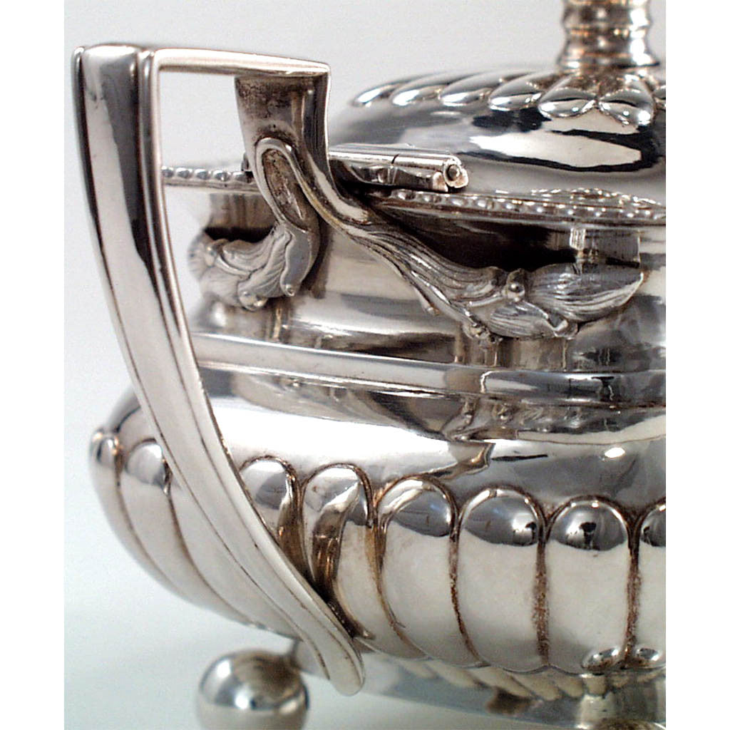 Handle to Cumshing Rare and Early China Trade Silver Creamer, circa 1810 - 20