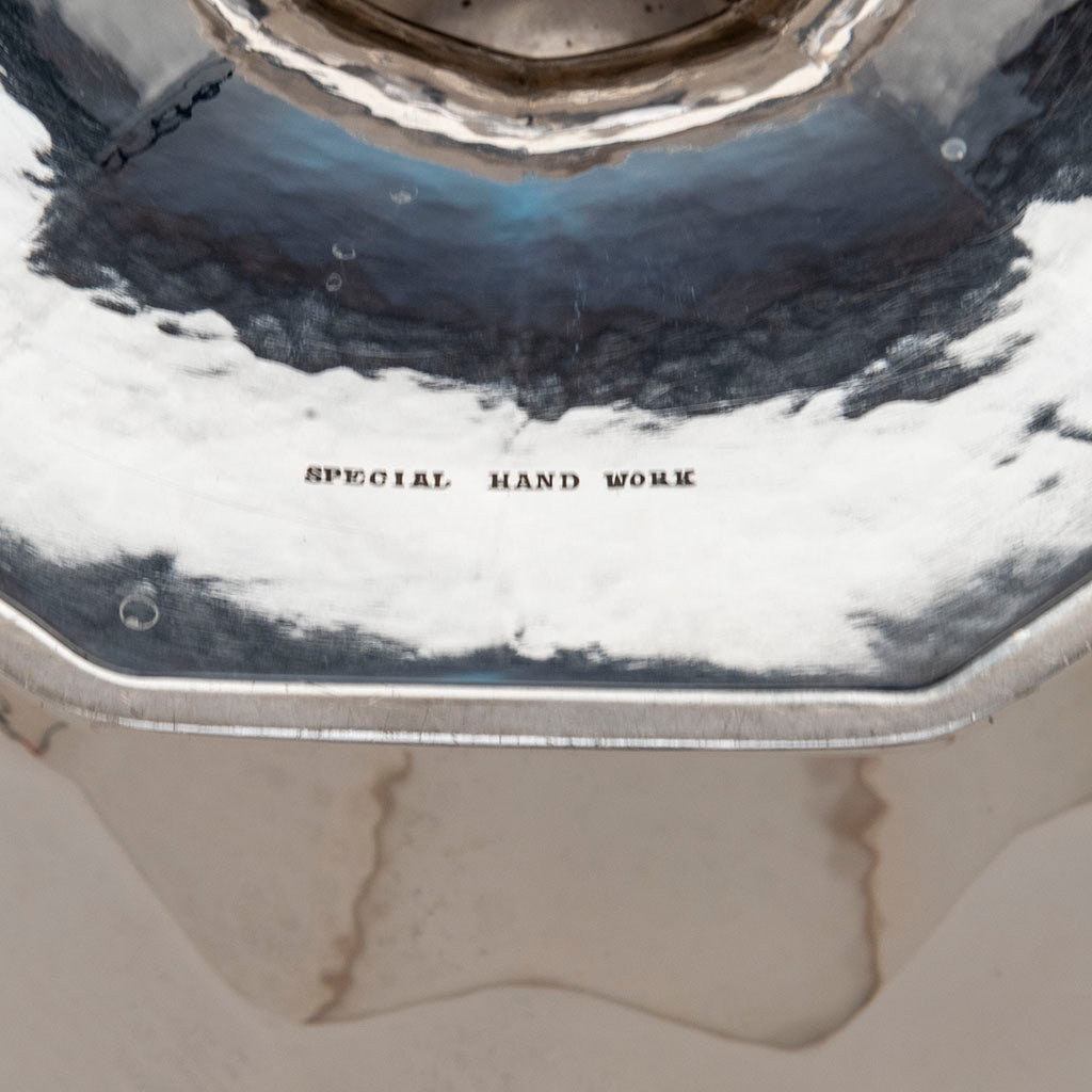 Mark on Tiffany &amp; Co. &#39;Special Hand Work&#39; Sterling Punchbowl, NYC, NY, c. 1920