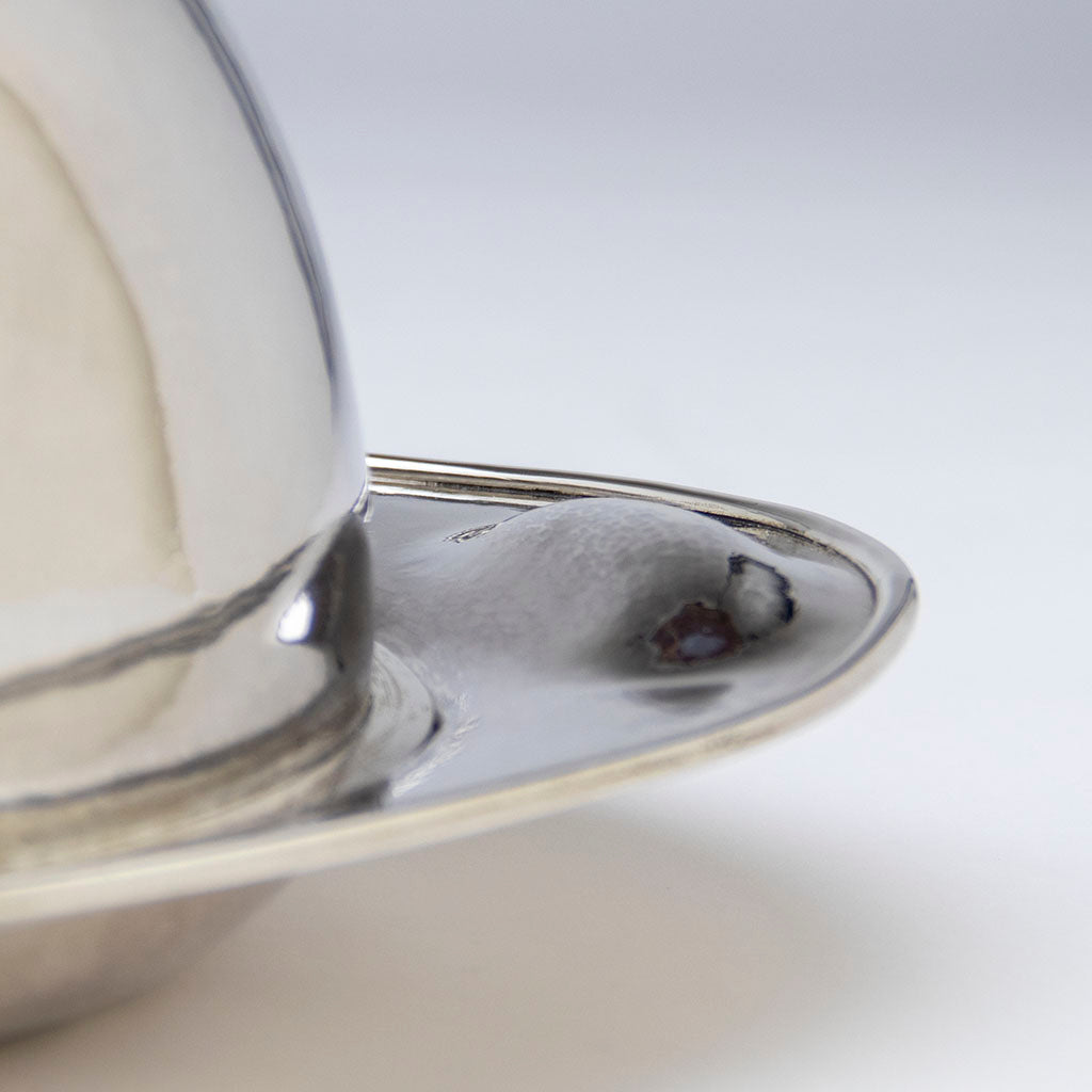 The Kalo Shops Massive Arts &amp; Crafts Sterling Silver Covered Server, Chicago, IL, c. 1920