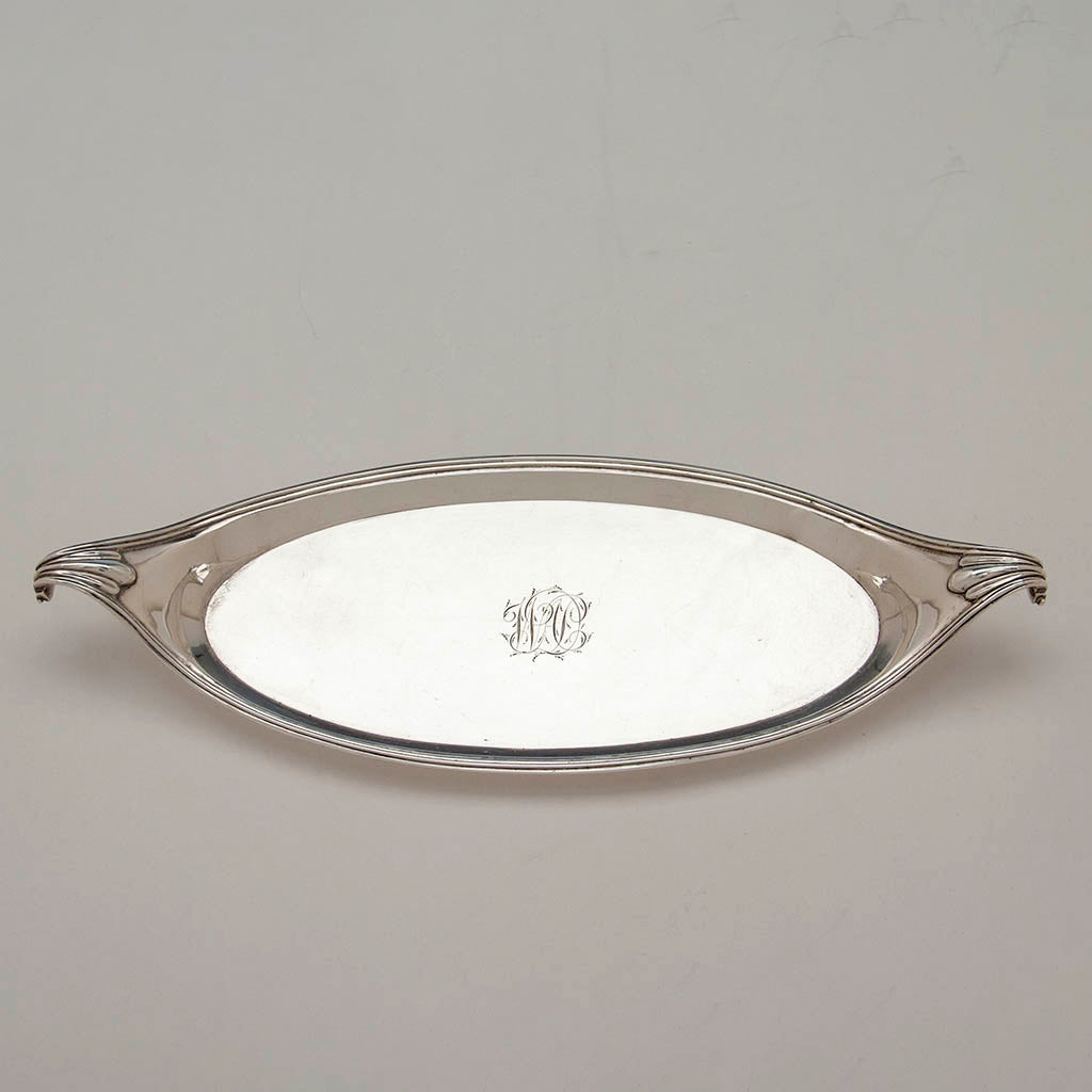  Tray to English George III Antique Sterling Silver Candle Snuffer by Abstainando King with Orinial Tray by Wilkes Booth, London 1795/96 &amp; 1796/97