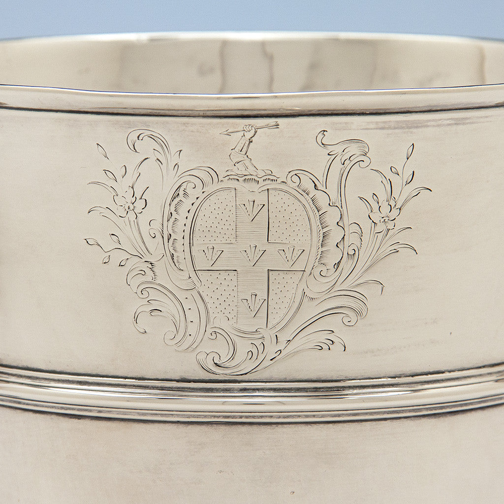 Armorial on George Fuller White George II Sterling Silver 2-handled Cup, London, 1750/51
