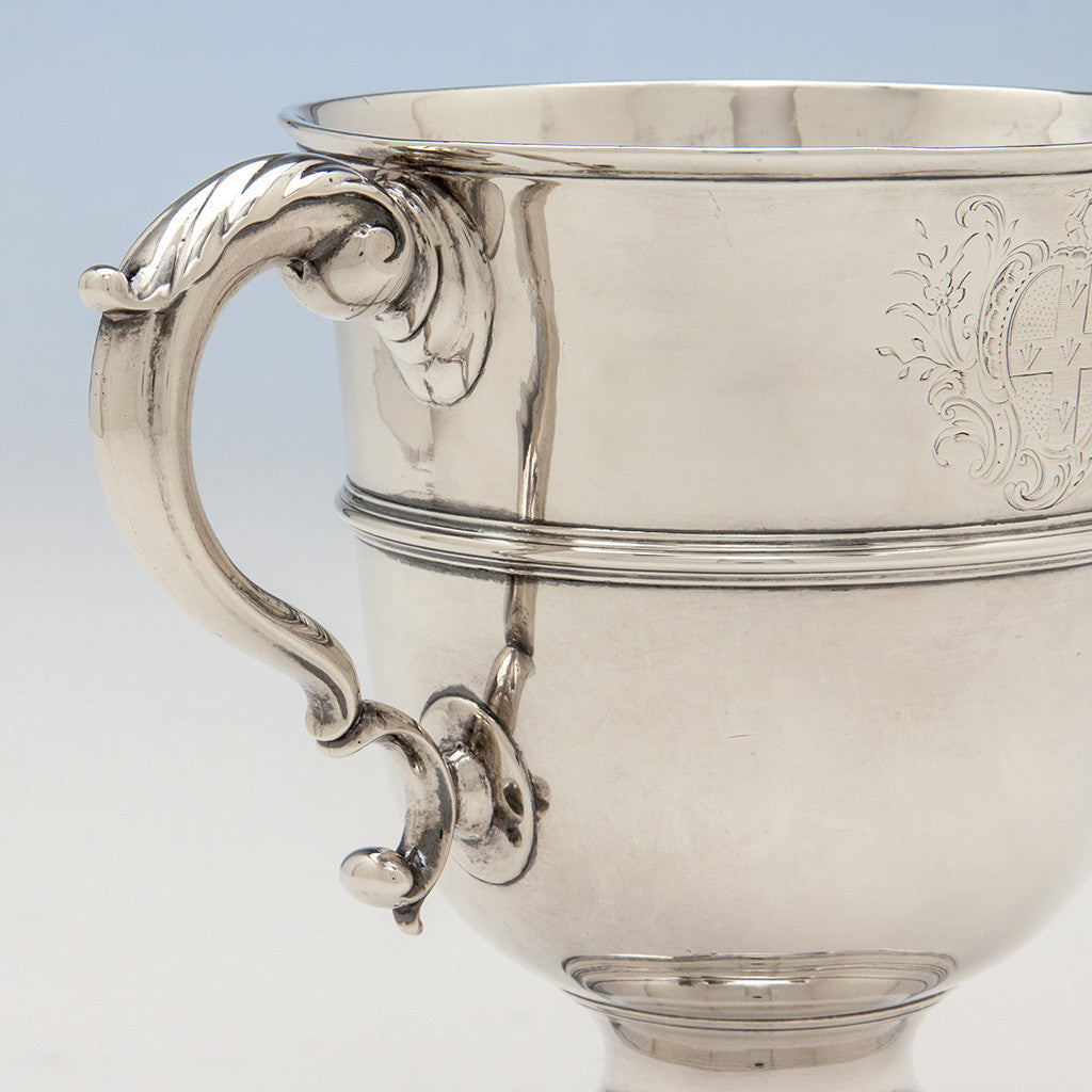 Handle to George Fuller White George II Sterling Silver 2-handled Cup, London, 1750/51