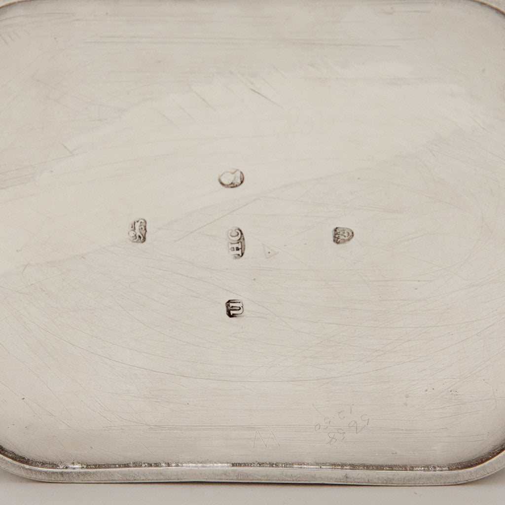 Marks to Robert &amp; David Hennell, Henry Chawner George III Sterling Coffee and Tea Service, London 1795/96