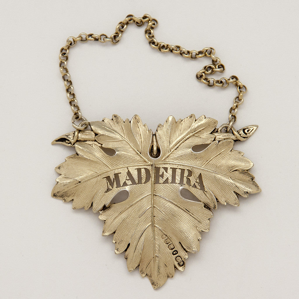 William Ker Reid George IV Antique Sterling Silver 'Madeira' Decanter Label, London, 1828/29