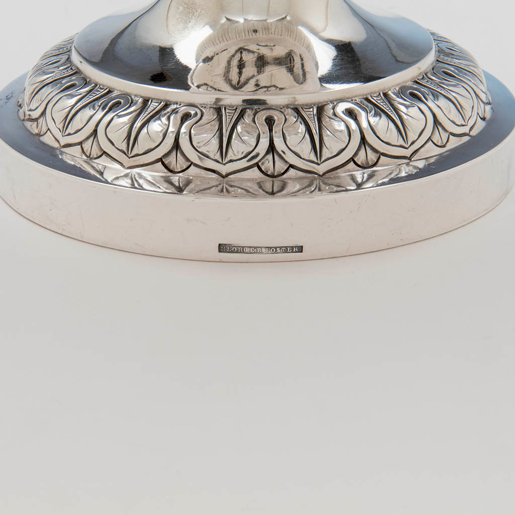 Baldwin Gardiner Antique Silver Presentation Ewer, NYC, c. 1830&#39;s