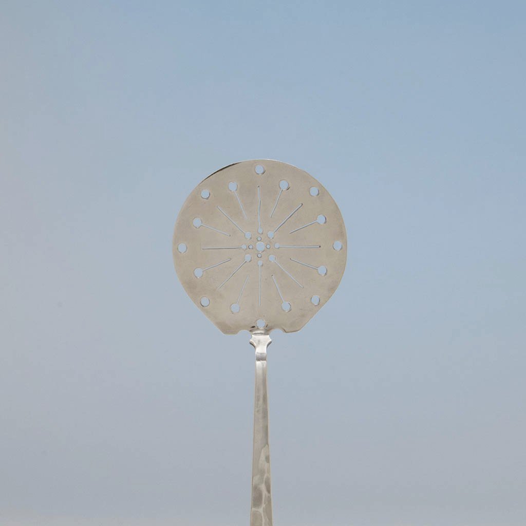 Blade to Franklin Porter Sterling Silver Arts and Crafts Tomato Server, RI or MA, 1910-24