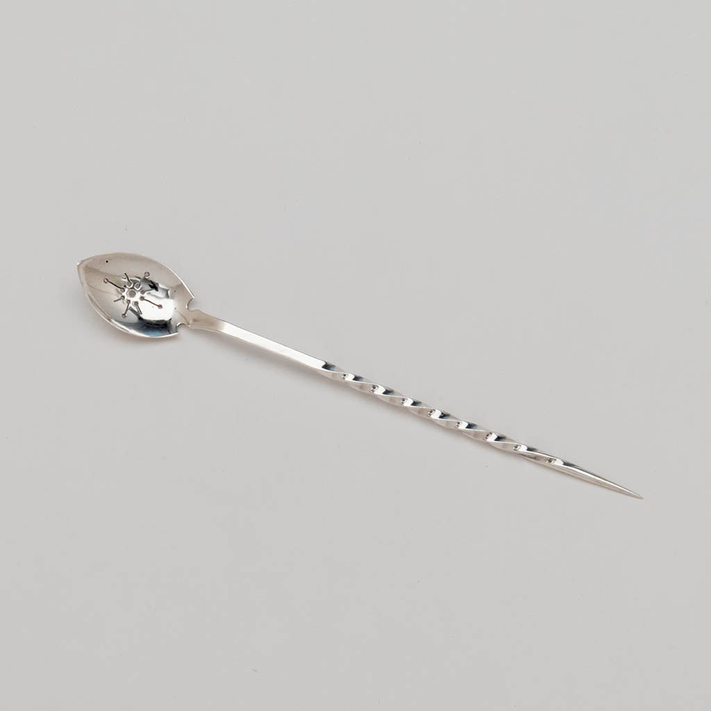 Franklin Porter Sterling Silver Arts and Crafts Mote Spoon, RI or MA, 1910-24