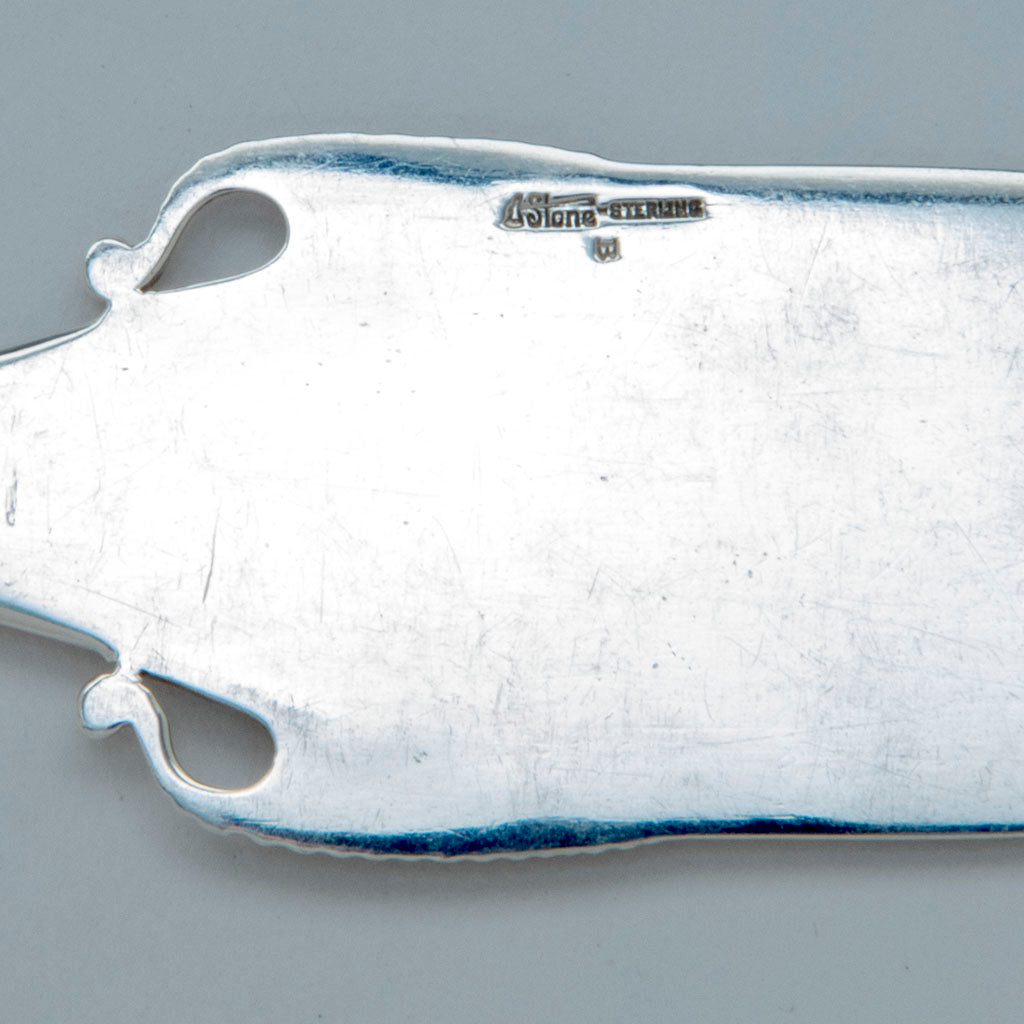 Marks on Arthur Stone Sterling Arts &amp; Crafts Figural Fish Service, Gardner, MA, c. 1910-37