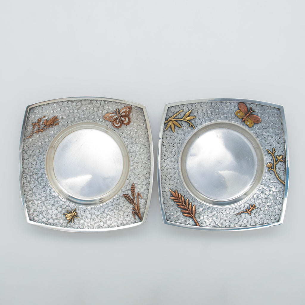 Top view of Dominick and Haff Antique Sterling &amp; Other Metals Antique Dishes, NYC, NY, 1880