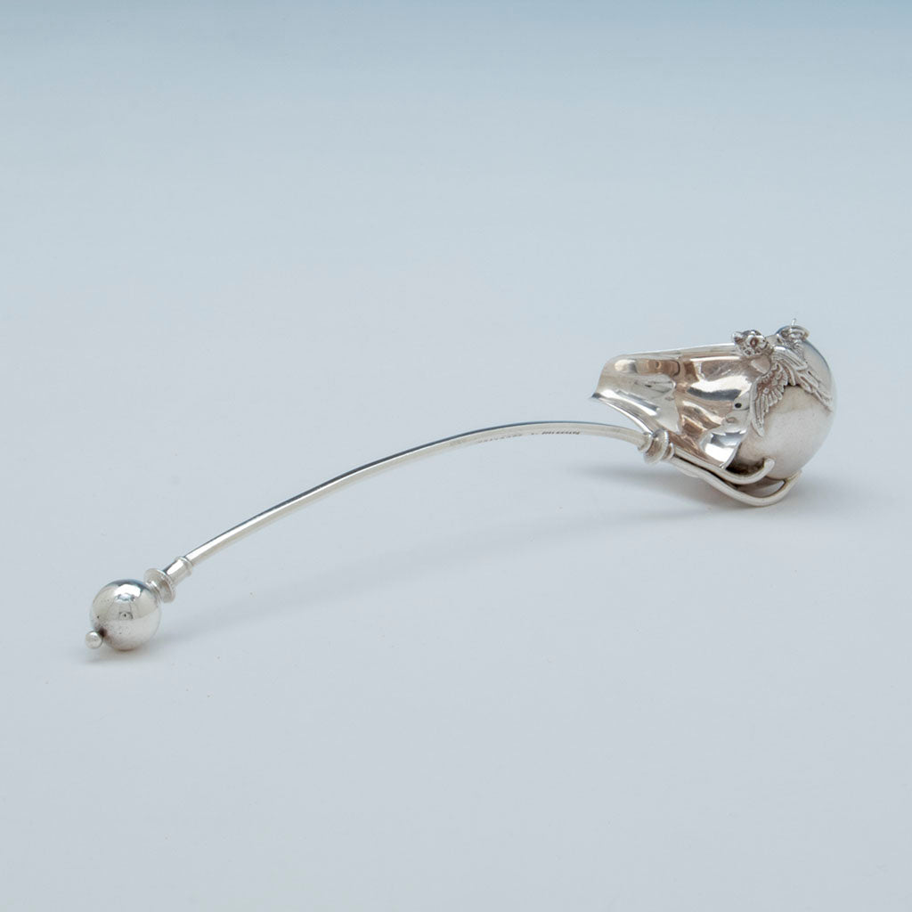 George Sharp Antique Sterling Silver Sauce Ladle, Philadelphia, PA, c. 1860's
