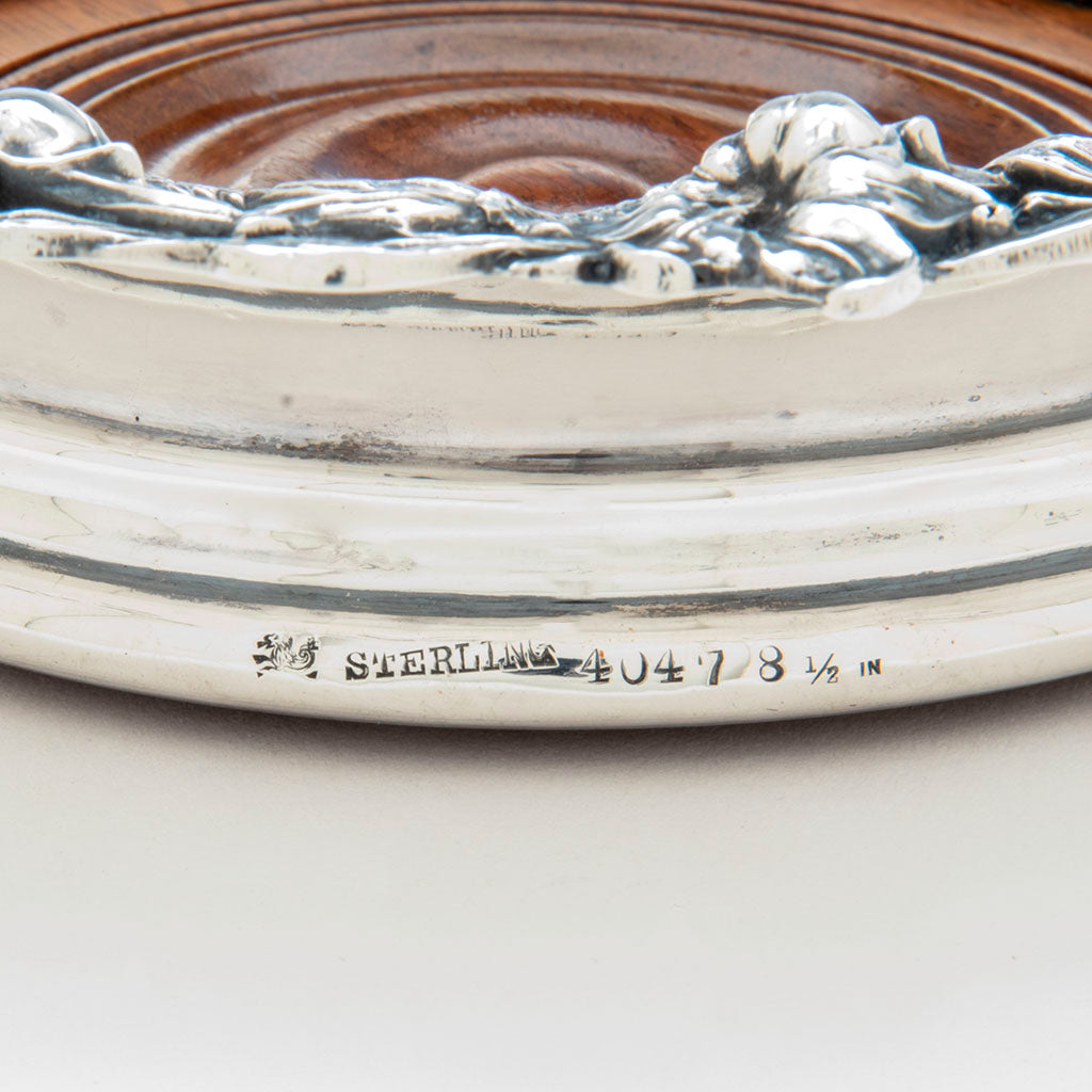 Marks on Redlich &amp; Co Antique Sterling Silver Wine Coaster, NYC, c. 1900