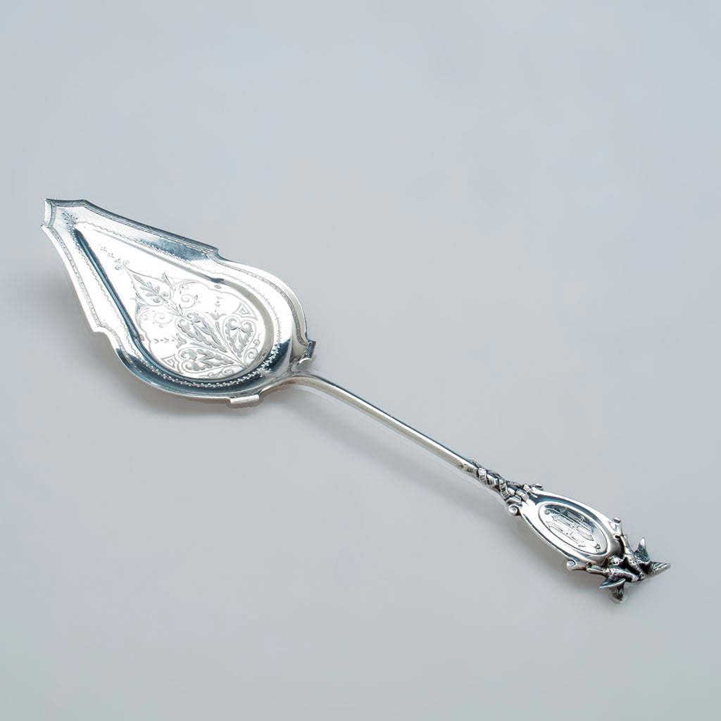 Gorham 'Bridal' Pattern Antique Sterling Silver Pie Server, Providence, RI, c. 1869