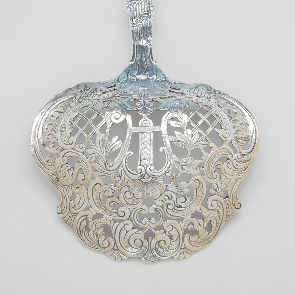 Back of bowl to Gorham Antique Sterling Silver Bonbonniere, Providence, RI, 1897