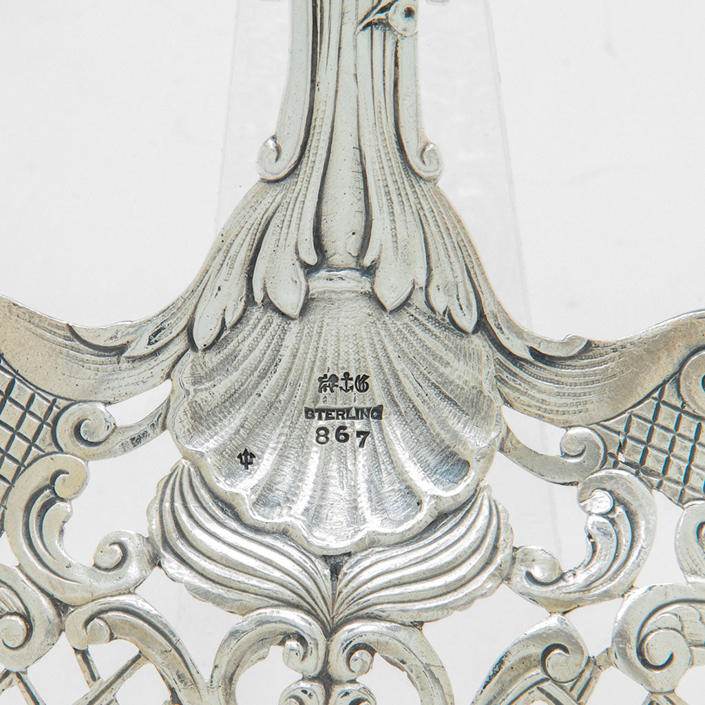 Marks on Gorham Antique Sterling Silver Bonbonniere, Providence, RI, 1897