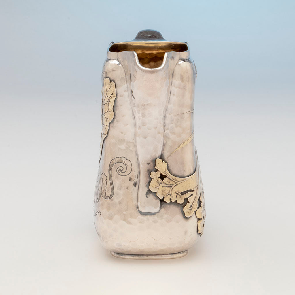 Front of Tiffany and Co: The Westinghouse Antique Sterling Silver Pitcher, NYC, NY, c. 1885