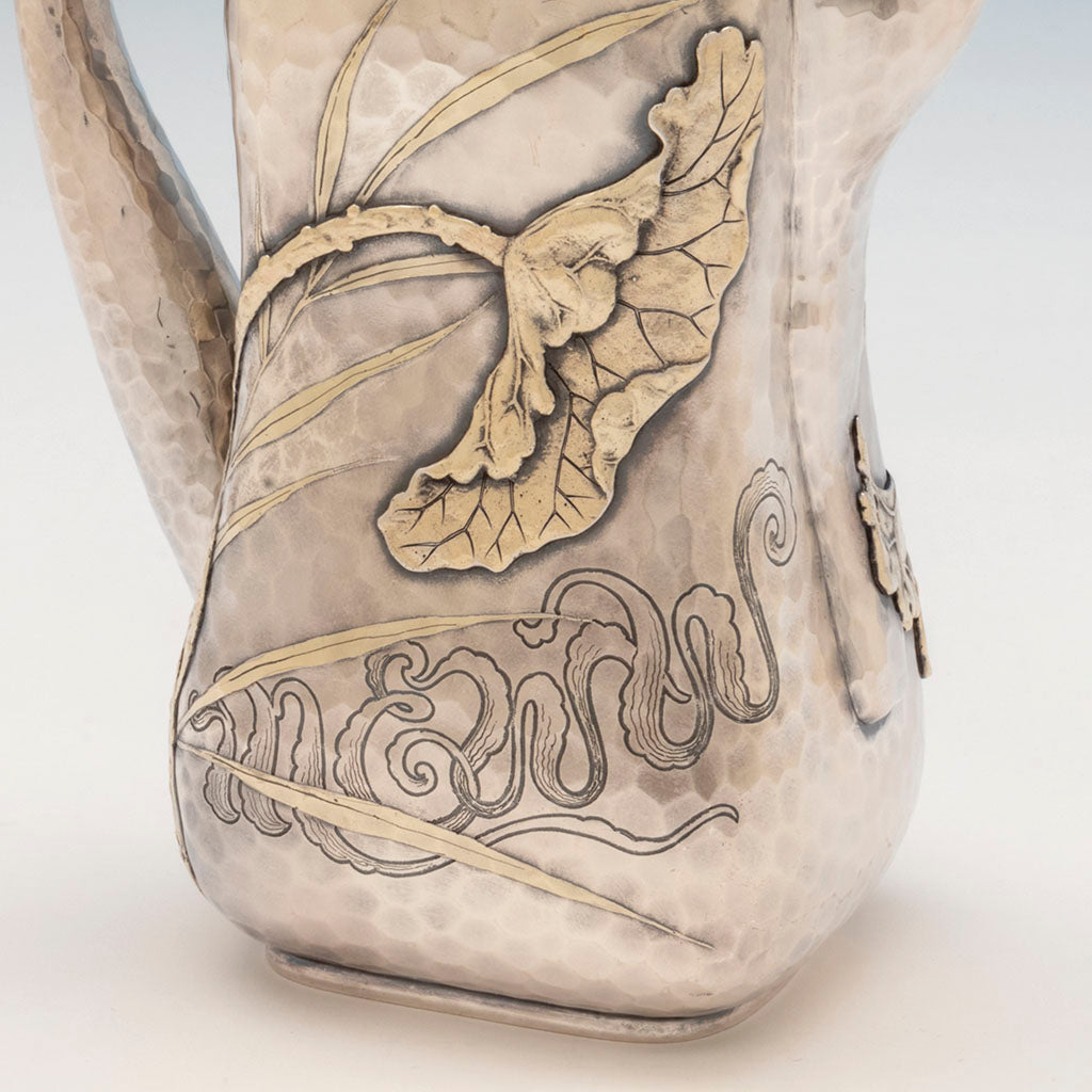Monogram on Tiffany and Co: The Westinghouse Antique Sterling Silver Pitcher, NYC, NY, c. 1885