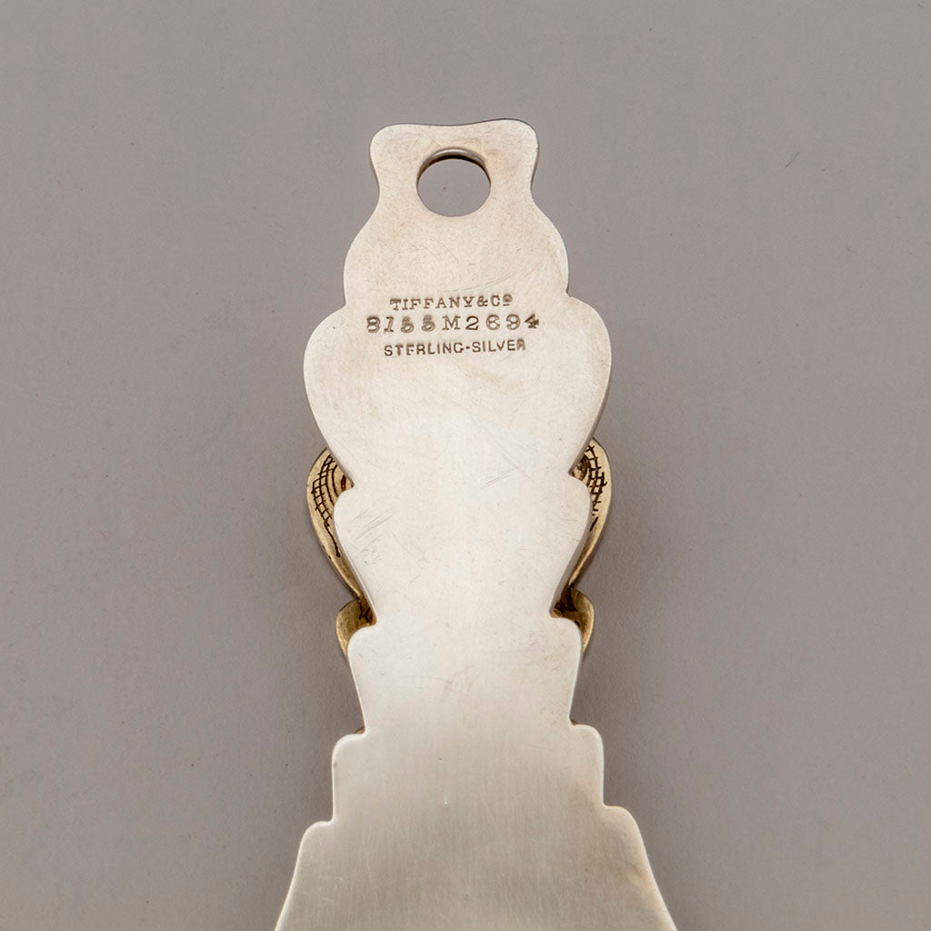 Marks on Tiffany &amp; Co Antique Sterling and Enamel Desk Set, NYC, NY, c. 1885