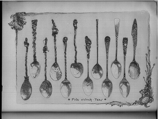 Catalog image of Gorham Rare Original Set of 12 Antique Sterling Silver Five O&#39;clock Tea Spoons, Providence, RI, c. 1888