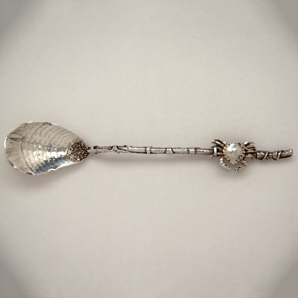Example F of Gorham Rare Original Set of 12 Antique Sterling Silver Five O&#39;clock Tea Spoons, Providence, RI, c. 1888