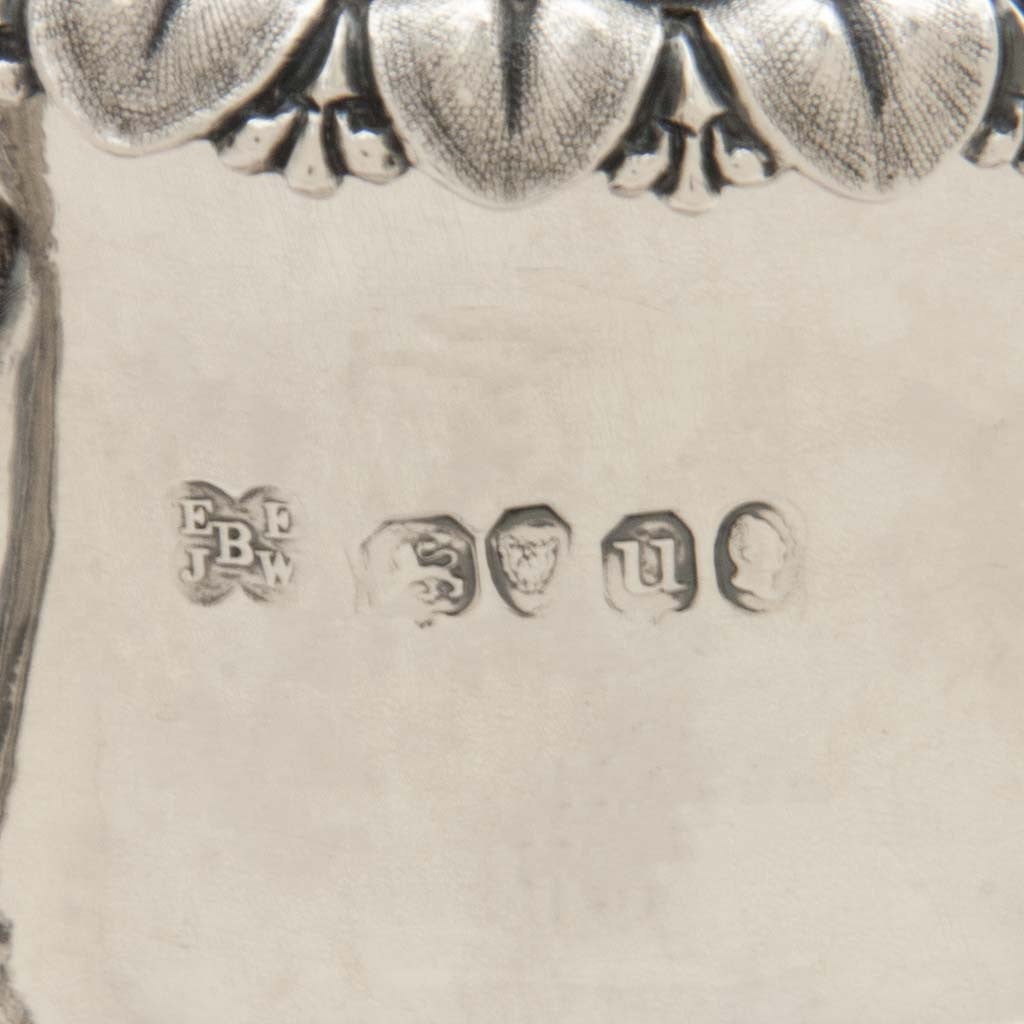 Marks on Edward, Edward Jr, John &amp; William Barnard William IV Sterling Presentation Ewer or Hot Beverage Jug by, London, 1835/36