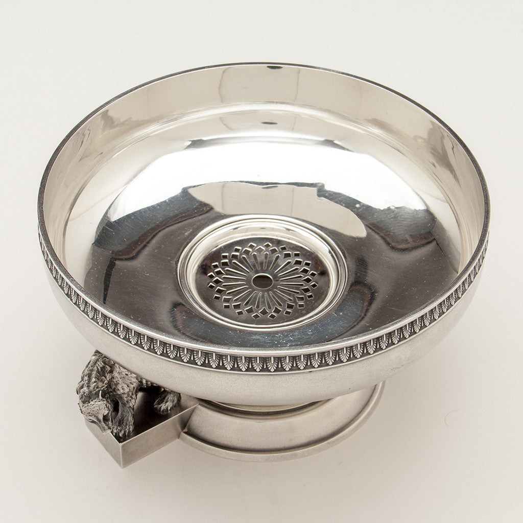 Interior of Tiffany &amp; Co./ Edward C. Moore Antique Sterling Silver Figural Ice Bowl, New York City, c. 1873