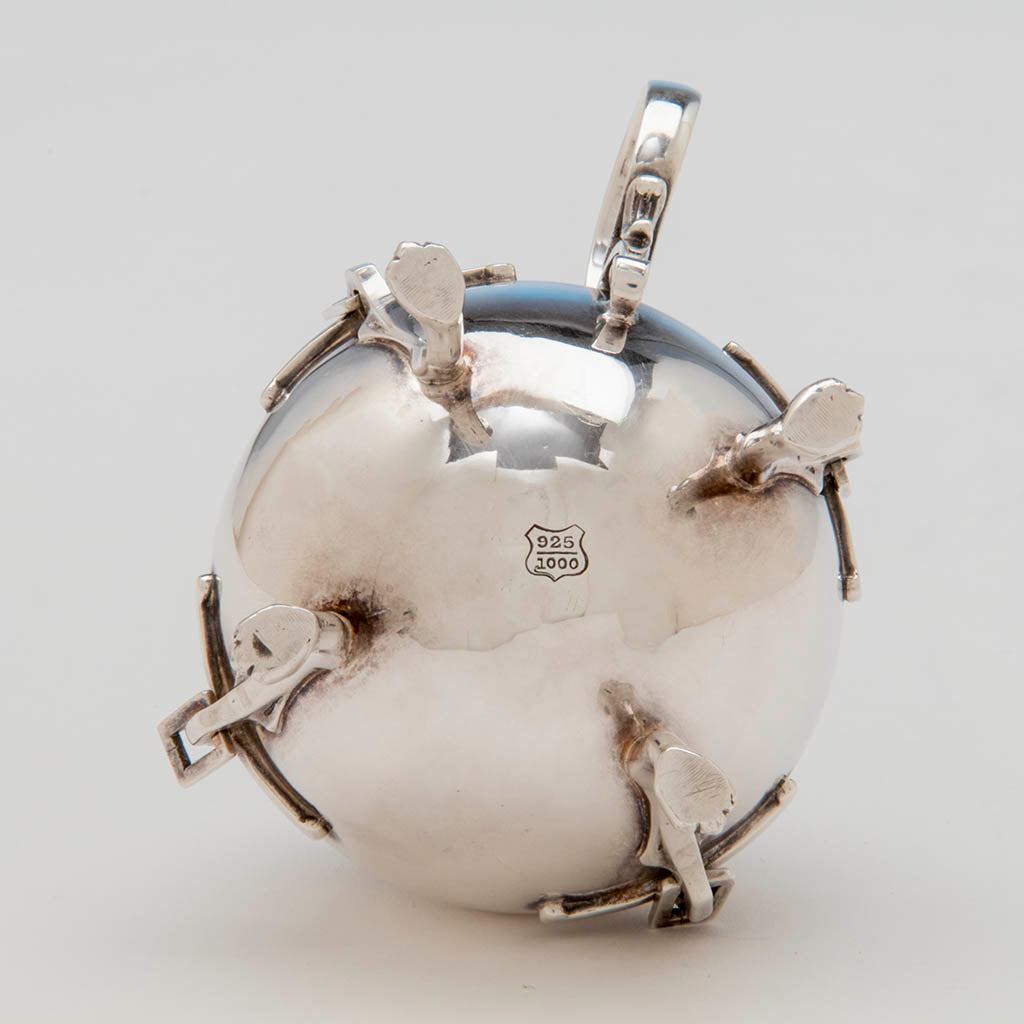 Marks on John Wendt (attr) Antique Sterling Silver Mustard Pot, NYC, c. 1870