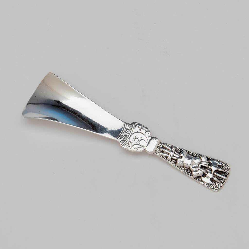 Shiebler Antique Sterling Silver Shoehorn, NYC, c. 1890's