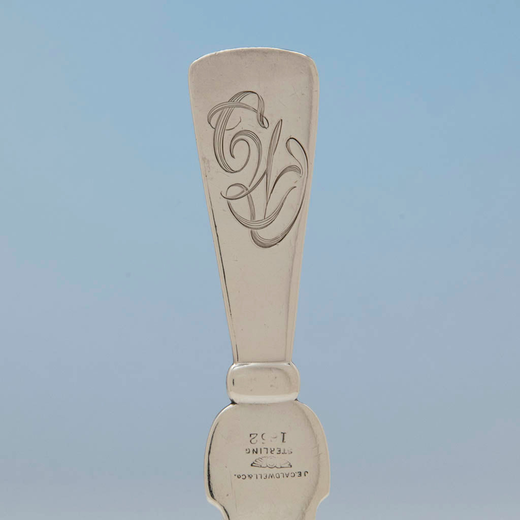 Monogram on Shiebler Antique Sterling Silver Shoehorn, NYC, c. 1890&#39;s