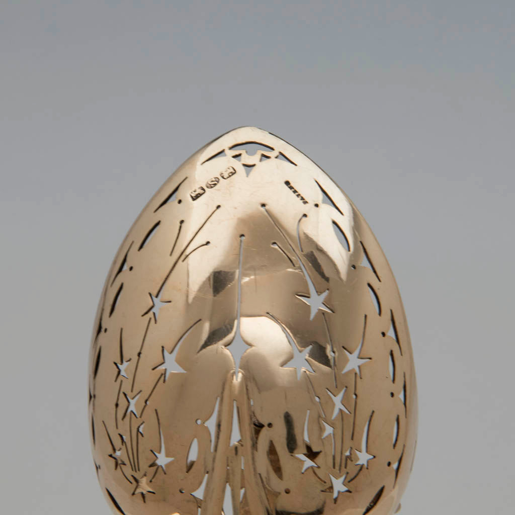 Marks on George Sharp Antique Sterling Silver Nut Set, Philadelphia, PA, late 1860&#39;s