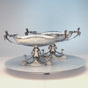 Video of Gorham Pair of Sterling Silver Figural Medallion Berry bowls, Providence, RI, 1869