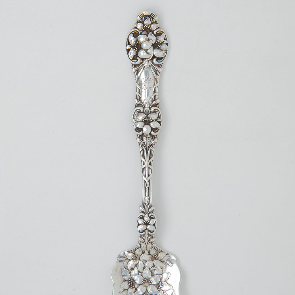 Handle to Alvin &#39;Orange Blossom&#39; Pattern Sterling Jelly/Pie Server, Sag Harbor, NY, c. 1905